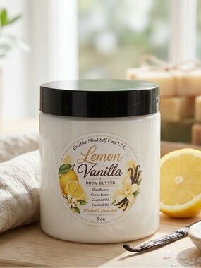 Lemon Vanilla Whipped Body Butter